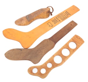 LOT OF SOCK/STOCKING DRYERS, SHOE MOLD