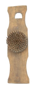PRIMITIVE FLAX HATCHEL / WOOL COMB