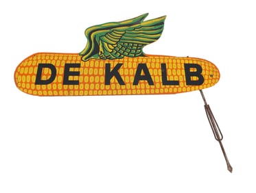DEKALB DEALER ADVERTISING SIGN
