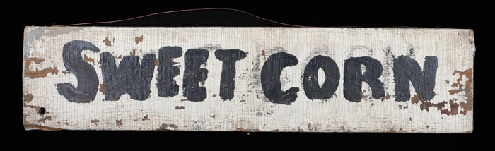 WOODEN "SWEET CORN" SIGN