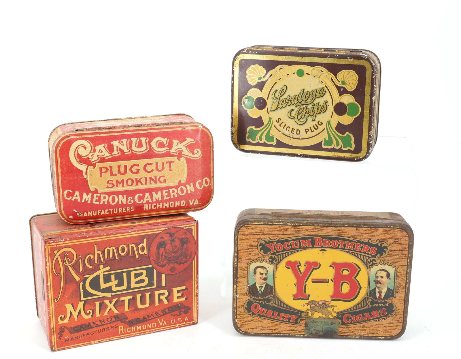 LOT OF (4) TOBACCO TINS (1 of 6)