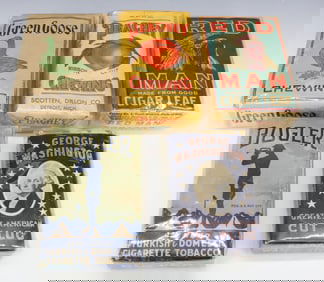 LOT OF PAPER LITHO TOBACCO PACKS