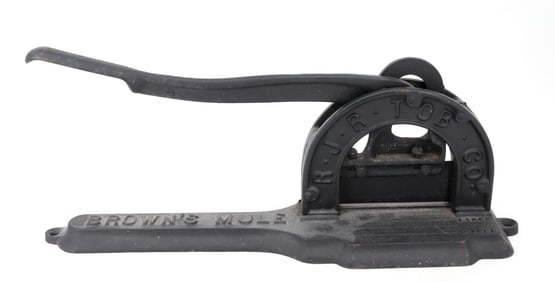 BROWN'S MULE TOBACCO CUTTER