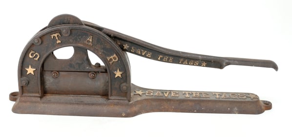 STAR "SAVE THE TAGS" TOBACCO CUTTER