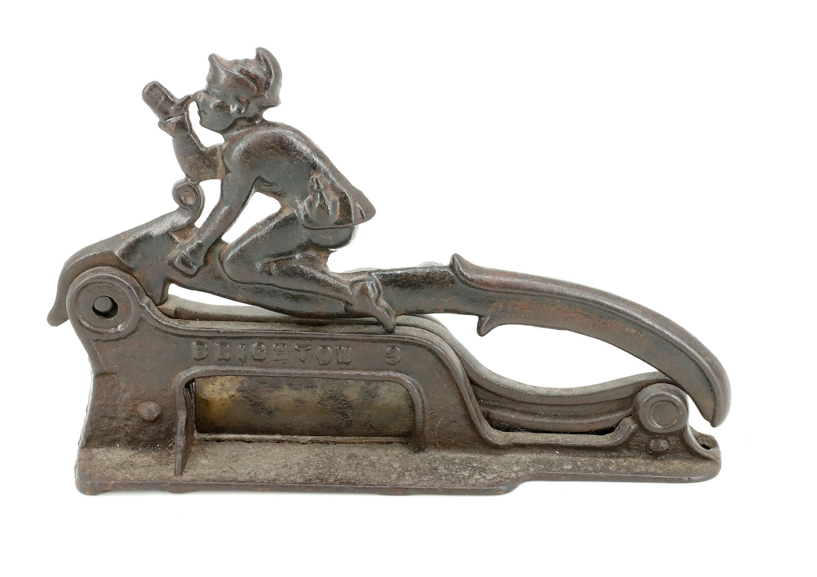 BRIGHTON CAST IRON TOBACCO CUTTER: BLACK PAINTED SURFACE 11" H. PLEASE READ CAREFULLY - Terms for Purchasing and Shipping of Auction Items. Please read carefully before bidding. Hartzell’s Auction Gallery. Hartzell's Auction Gall
