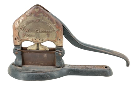 OAKFORD & FAHNESTOCK TOBACCO CUTTER