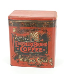 EDGEMERE BRAND COFFEE TIN