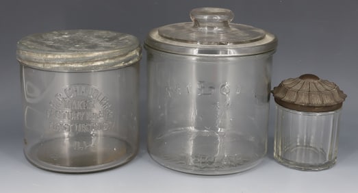 LOT OF CIGAR / TOBACCO JARS