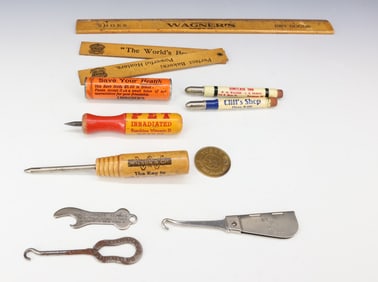 LOT OF ADVERTISING SMALLS