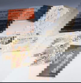 LOT OF VINTAGE PAPER GOODS / ADVERTISING