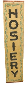 PAINTED "HOSIERY" SIGN