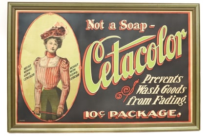 CETACOLOR ADVERTISING SIGN