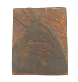 MRS. POTTS WOODBLOCK ADVERTISER