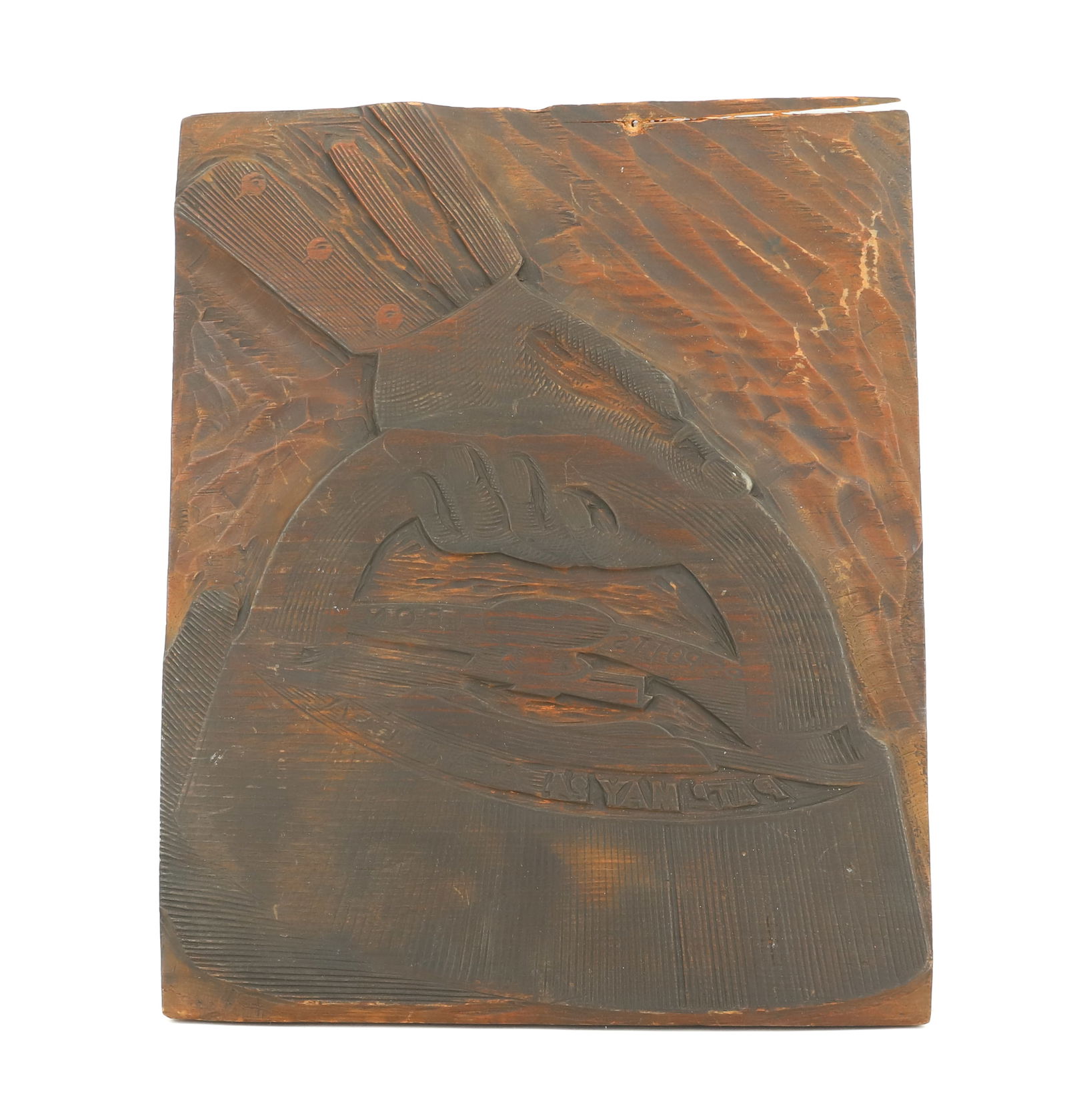 MRS. POTTS WOODBLOCK ADVERTISER: MRS. POTTS FLATIRONS, PAT'D 1870/71. CARVED WOOD 14 3/4" X 12". PLEASE READ CAREFULLY - Terms for Purchasing and Shipping of Auction Items. Please read carefully before bidding. Hartzell’s Aucti