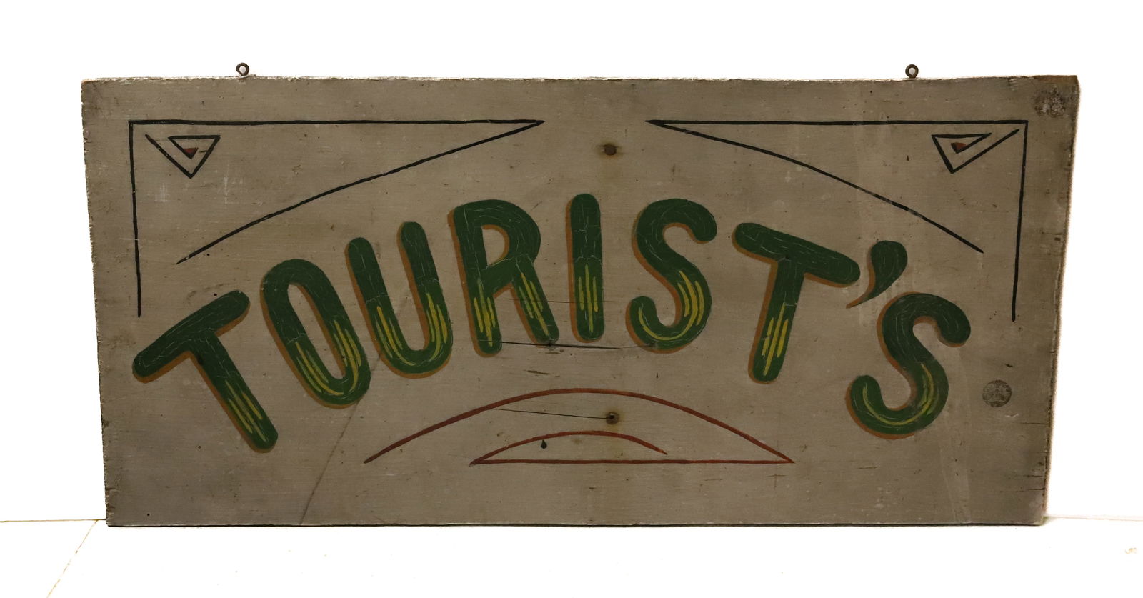 PAINTED "TOURIST'S" SIGN (1 of 4)