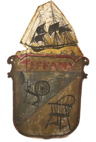 PAINTED "FURNITURE OR ANTIQUES" SIGN