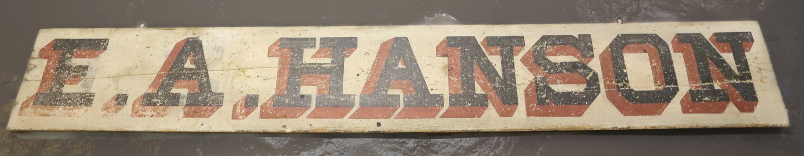 ANTIQUE PAINTED STORE SIGN (1 of 6)