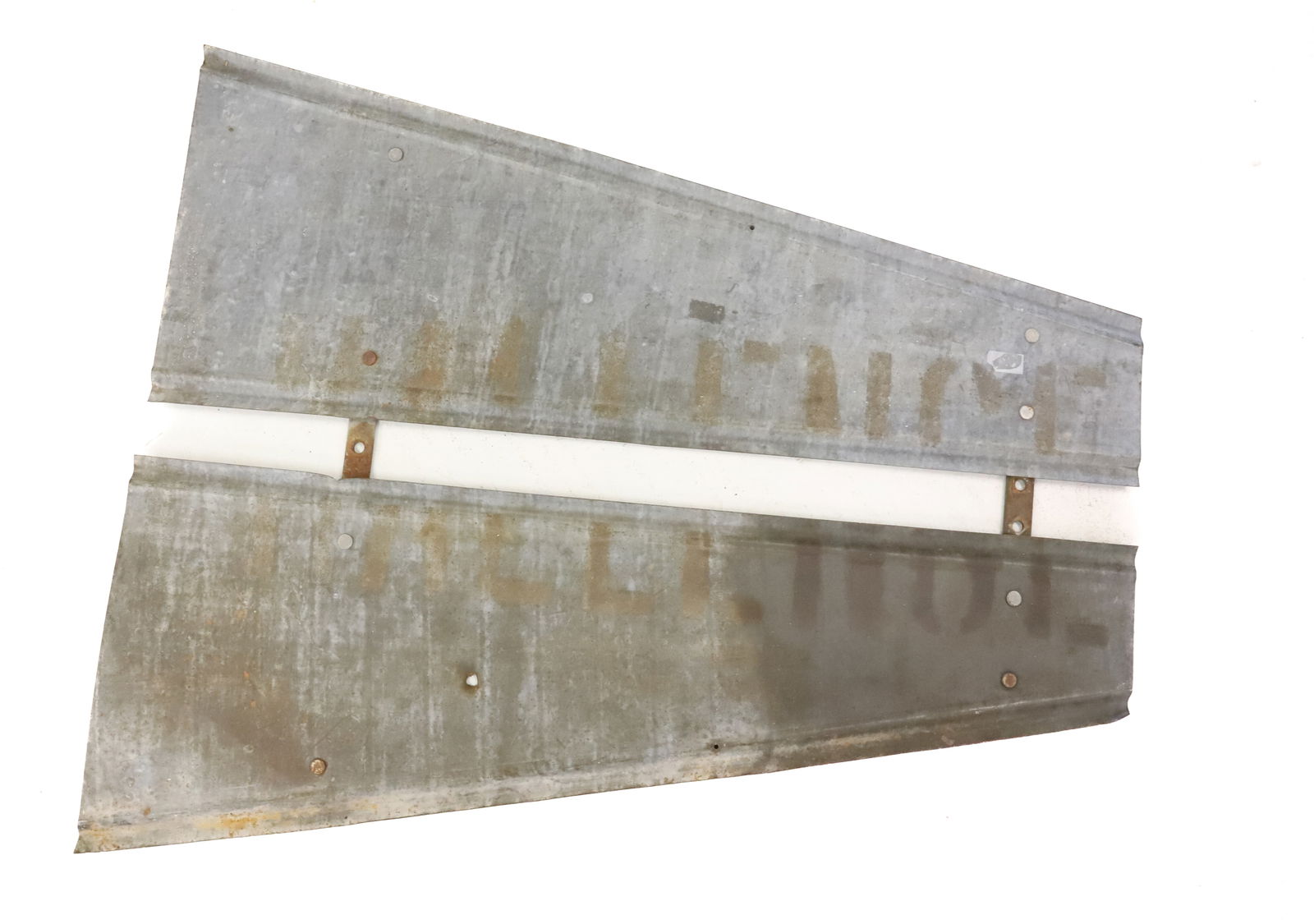 GALVANIZED METAL CHALLENGE 27 WINDMILL PART: PAINTED METAL "27, CHALLENGE, BATAVIA ILL" 30 1/2" X 37". PLEASE READ CAREFULLY - Terms for Purchasing and Shipping of Auction Items. Please read carefully before bidding. Hartzell’s Auction Gal