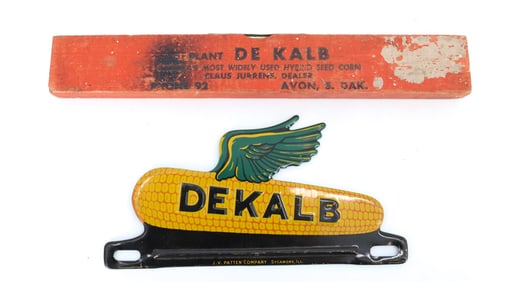 DEKALB LEVEL AND LICENSE PLATE TOPPER