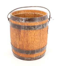 WOODEN PAINT BUCKET
