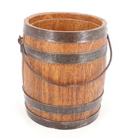 WOODEN PAINT BUCKET