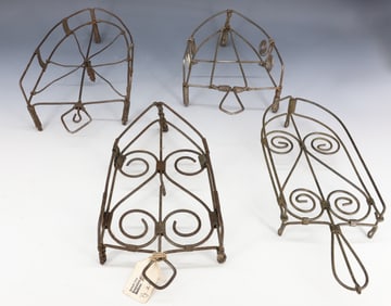 (4) ANTIQUE WIRE TRIVETS