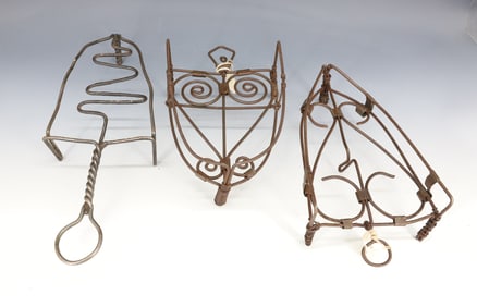 (3) ANTIQUE WIRE TRIVETS