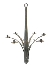 ANTIQUE TIN COUNTRY CHANDELIER