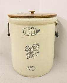 10-GALLON WESTERN STONEWARE CROCK
