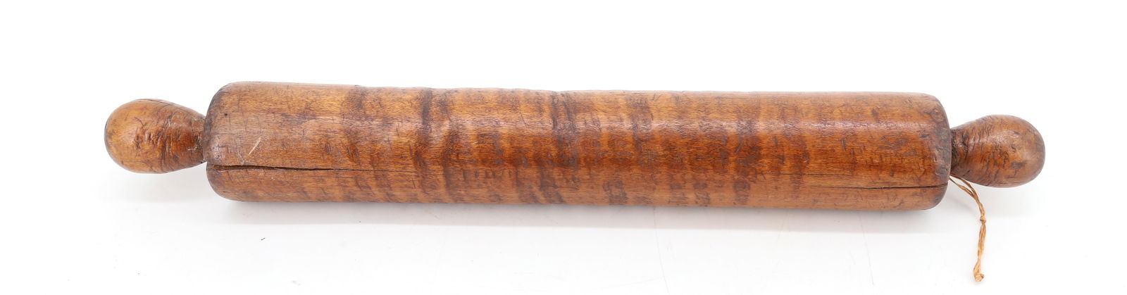 EARLY MAPLE ROLLING PIN: SINGLE PIECE OF WOOD. 15 1/2" L. PLEASE READ CAREFULLY - Terms for Purchasing and Shipping of Auction Items. Please read carefully before bidding. Hartzell’s Auction Gallery. Hartzell's Auction