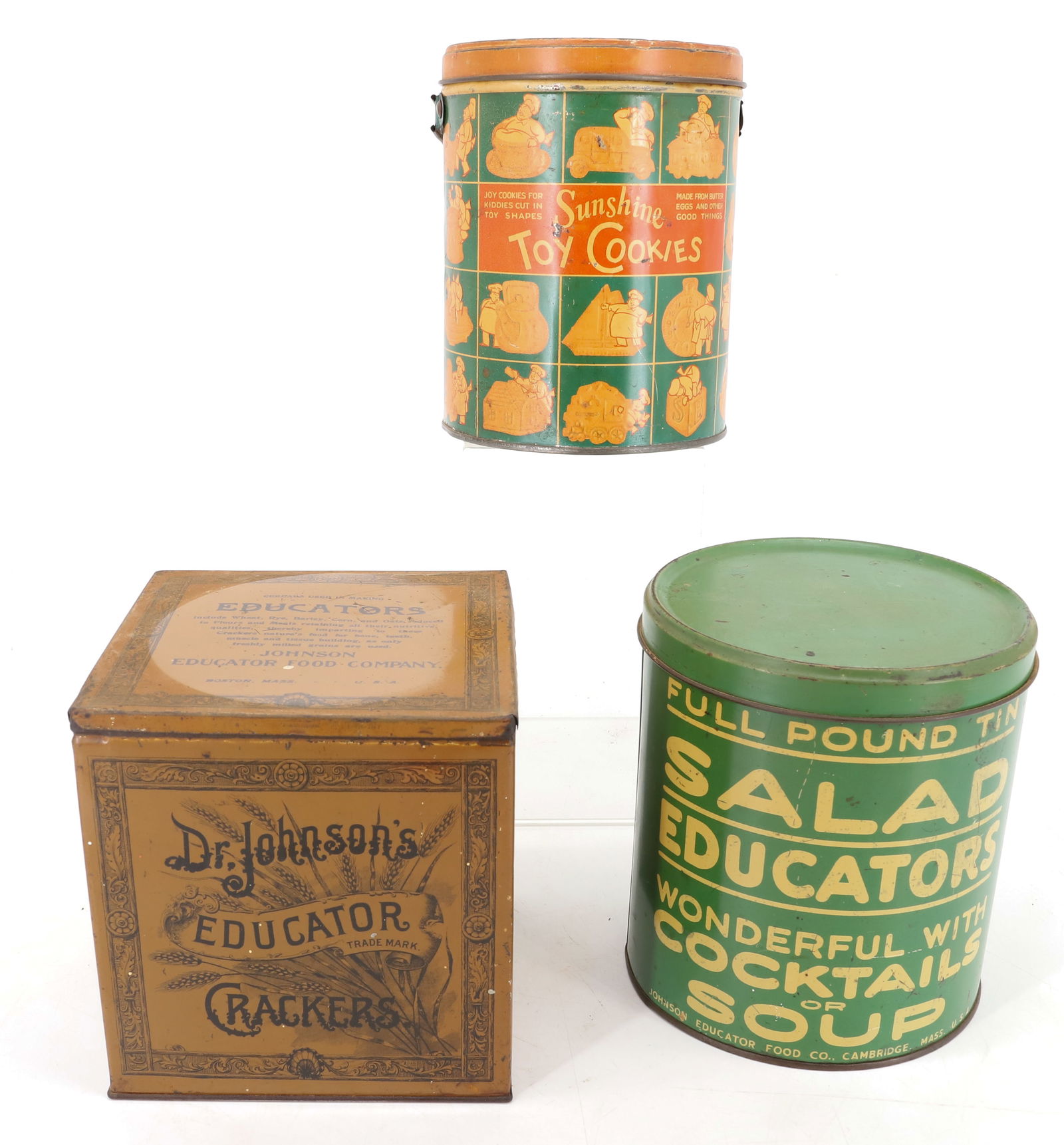 LOT OF CRACKER / COOKIE TINS (1 of 6)
