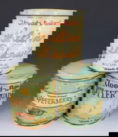 LOT OF CRACKER / BISCUIT TINS