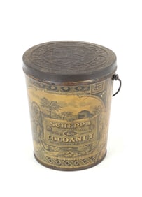 SCHEPP'S COCOANUT TIN PAIL