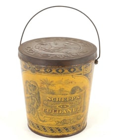 SCHEPP'S COCOANUT TIN PAIL