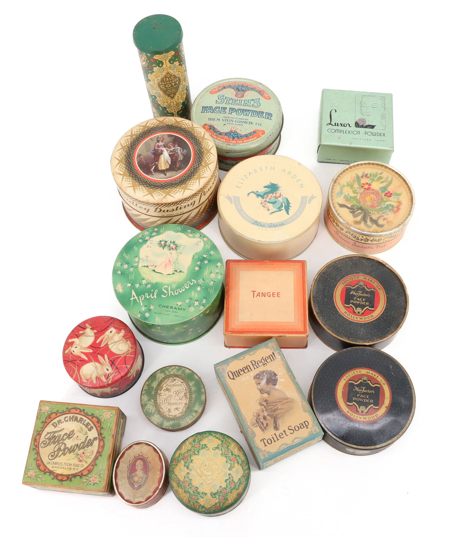 LOT OF VINTAGE FACE POWDERS (1 of 4)