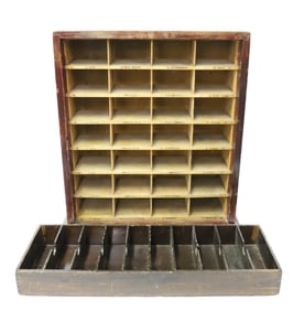 (2) ANTIQUE ADVERTISING DISPLAYS