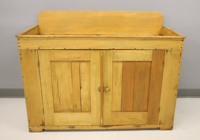 19TH C. WOODEN DRYSINK