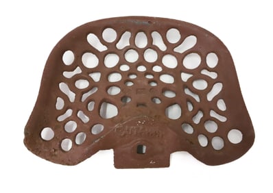 CLARK'S CAST IRON CUT-AWAY TRACTOR / IMPLEMENT SEAT