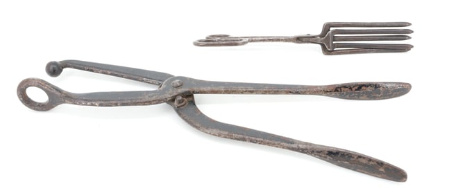 CAST IRON SHOE STRETCHER AND HAIR CRIMPER