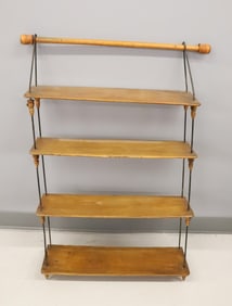 WOODEN HANGING RACK