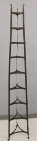 WROUGHT IRON POT RACK / DISPLAY