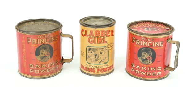 LOT OF PAPER LITHO ADVERTISING TINS