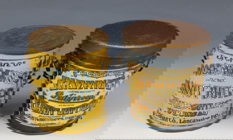 LOT OF (2) PEANUT BUTTER TINS