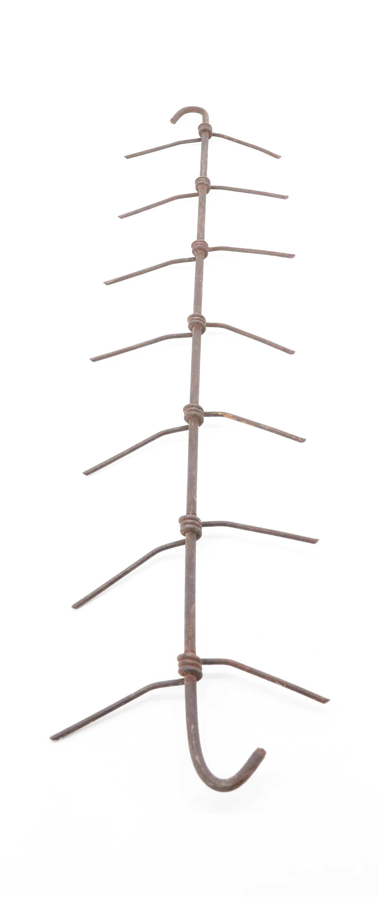 CORN DRYING RACK: IRON AND WIRE. 25 1/4" L. PLEASE READ CAREFULLY - Terms for Purchasing and Shipping of Auction Items. Please read carefully before bidding. Hartzell’s Auction Gallery. Hartzell's Auction Gallery