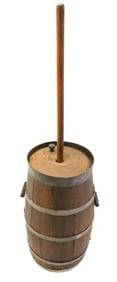ANTIQUE WOODEN BUTTER CHURN