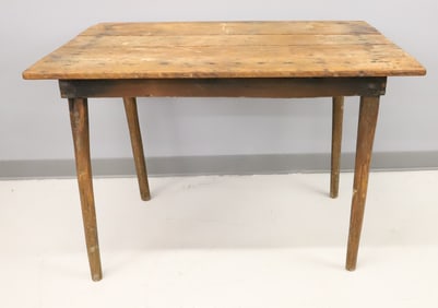 19TH C. COUNTRY WORK TABLE