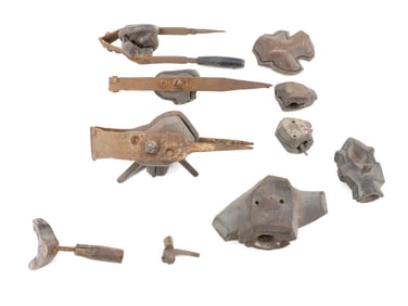 LOT OF BRASS / IRON MOLDS