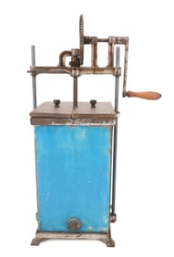 ANTIQUE TABLETOP BUTTER CHURN