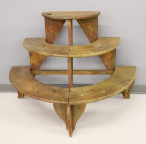 WOODEN PLANT / PRODUCE STAND