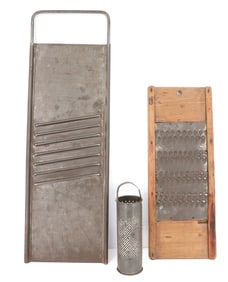 LOT OF ANTIQUE GRATERS